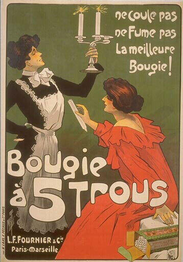 Ne coule pas / ne fume pas / la meilleure bougie : / Bougie / à 5 trous_0