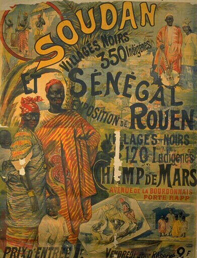 Soudan / Sénégal / exposition de Rouen / villages noirs..._0