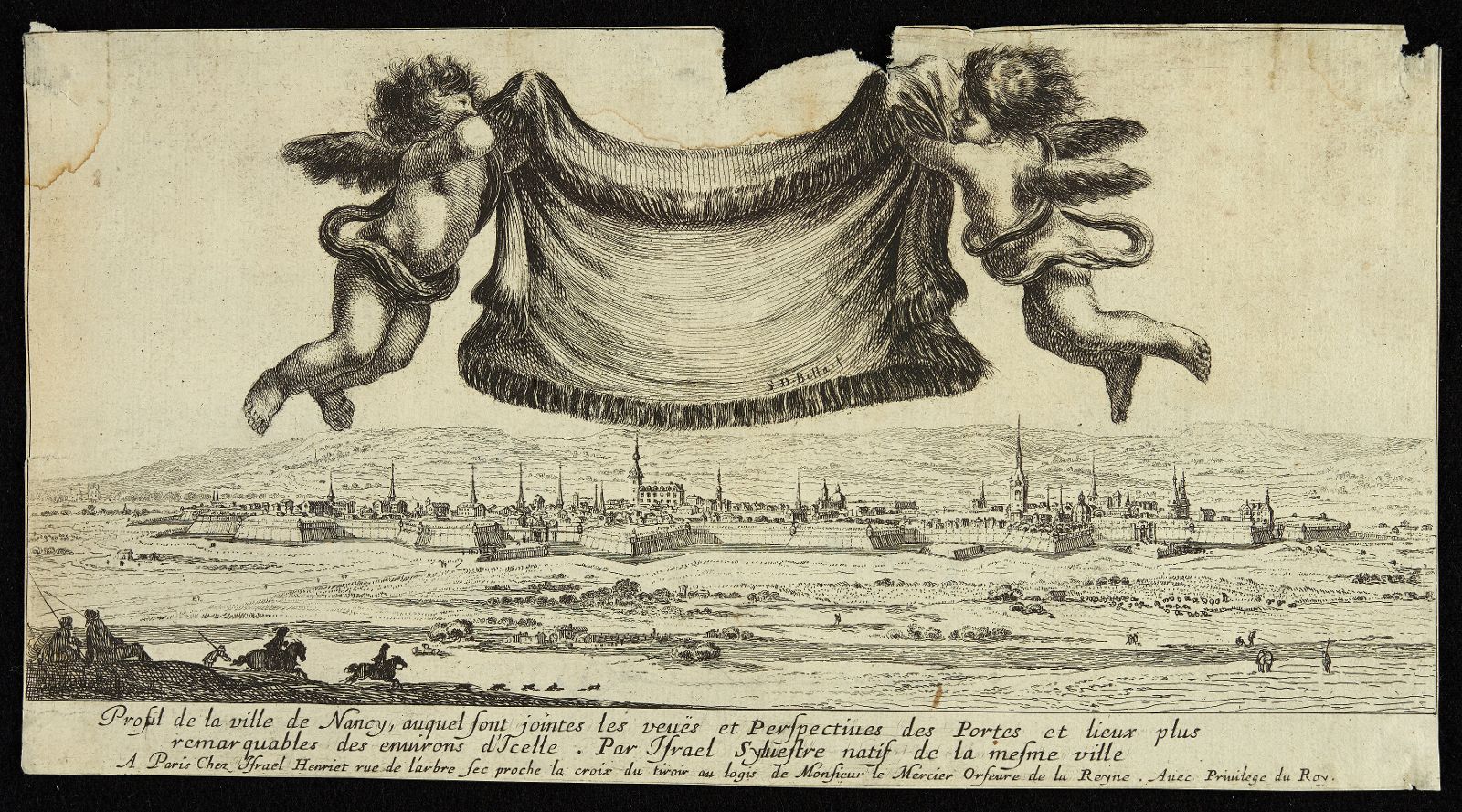 Profil de la ville de Nancy et lieux plus remarquables des environs d'Icelle (01) : Page de titre_0