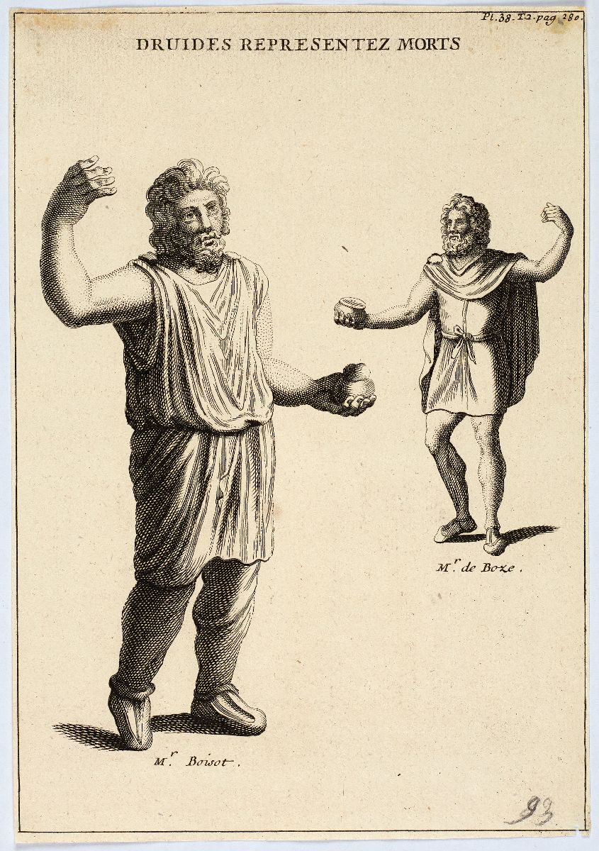La Religion des Gaulois : Druides représentés morts_0