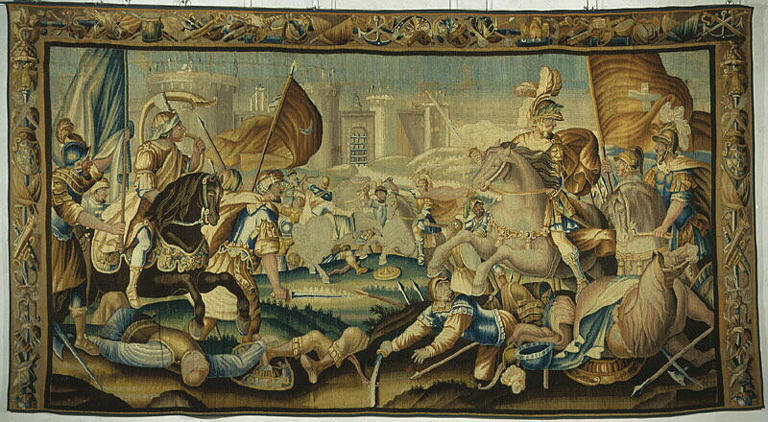 Scène de combat de cavalerie_0