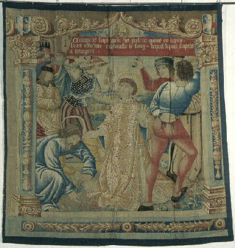 Saint Ursin recueillant le sang de saint Etienne_0