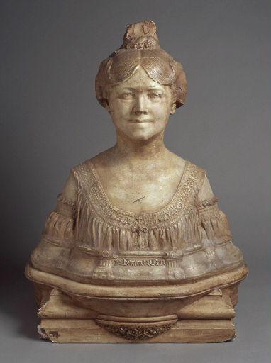 La femme au gui ; Madame Bazin (Titre factice. L'identification est donnée par le catalogue des oeuvres de Baffier conservées au musée de Nevers. )_0