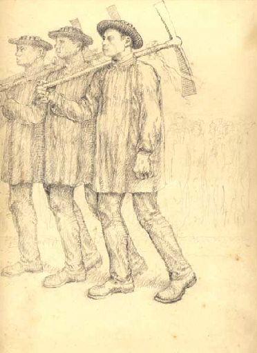 Trois jeunes gens de 3/4_0