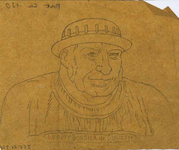 Le Père Bordier de Gouttière, Jean Eugène Baffier, 1918 vers,1919 vers