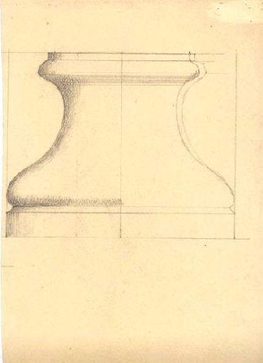 Projet d'un pied d'objet en étain (Titre factice)_1