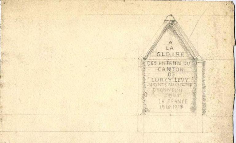 Projet d'inscription (Titre factice), Jean Eugène Baffier, 4e quart 19e siècle, 1er quart 20e siècle