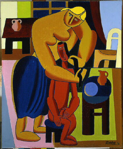 Toilette à l'enfant rouge_0
