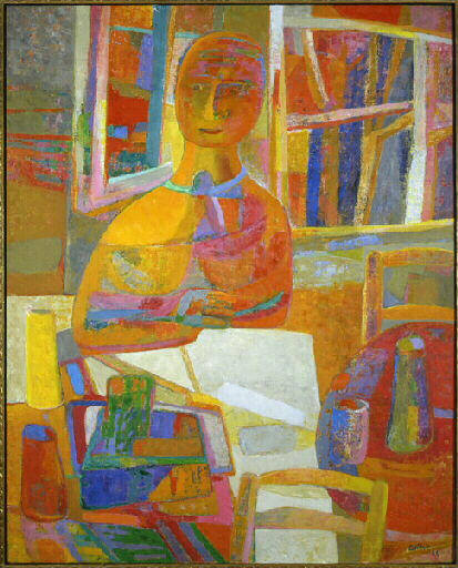 Jeune femme au collier_0