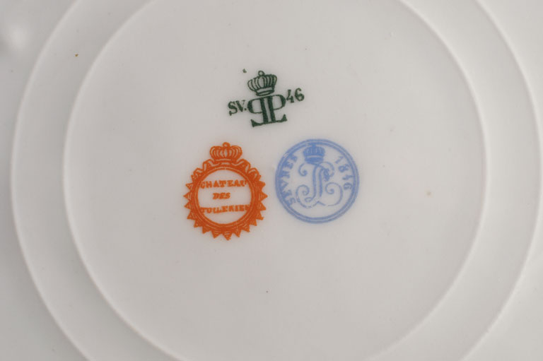 Assiette au chiffre de Louis-Philippe_1