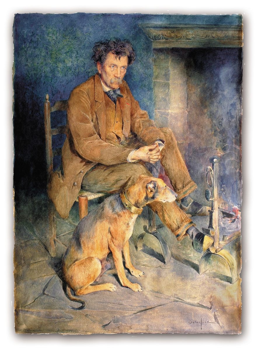 Maurice Rollinat et son chien Pluton_0