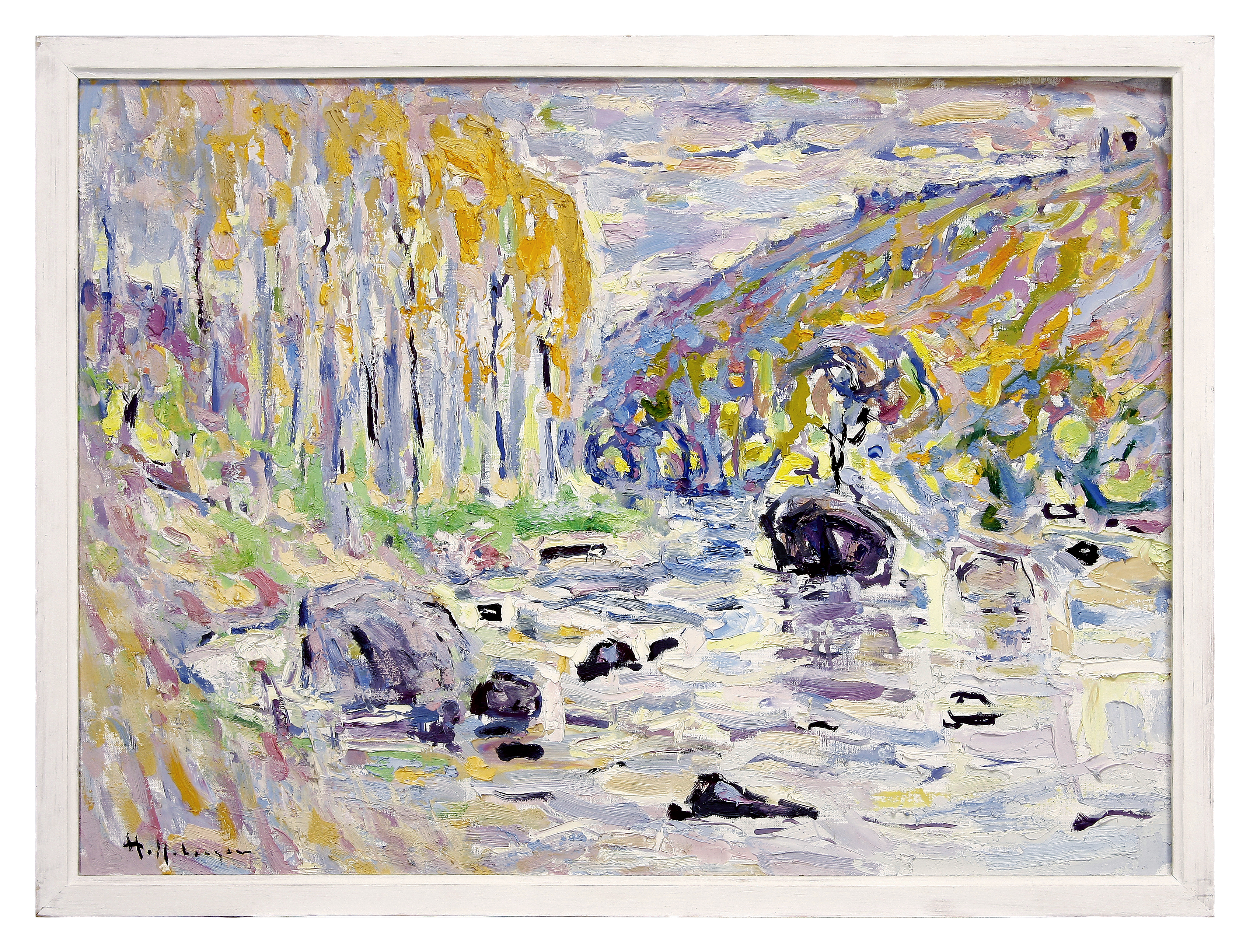 La Creuse à Gargilesse, Jean Hollebecque, 1975