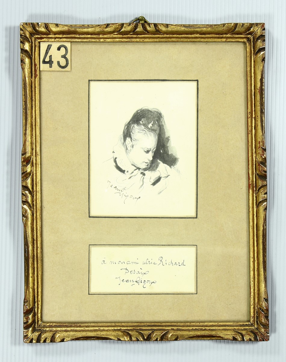Portrait de femme, Jean Gigoux, 19e siècle