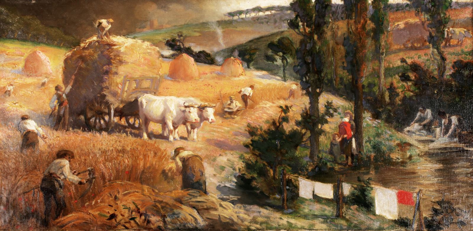 La moisson, Antony Troncet, 20e siècle