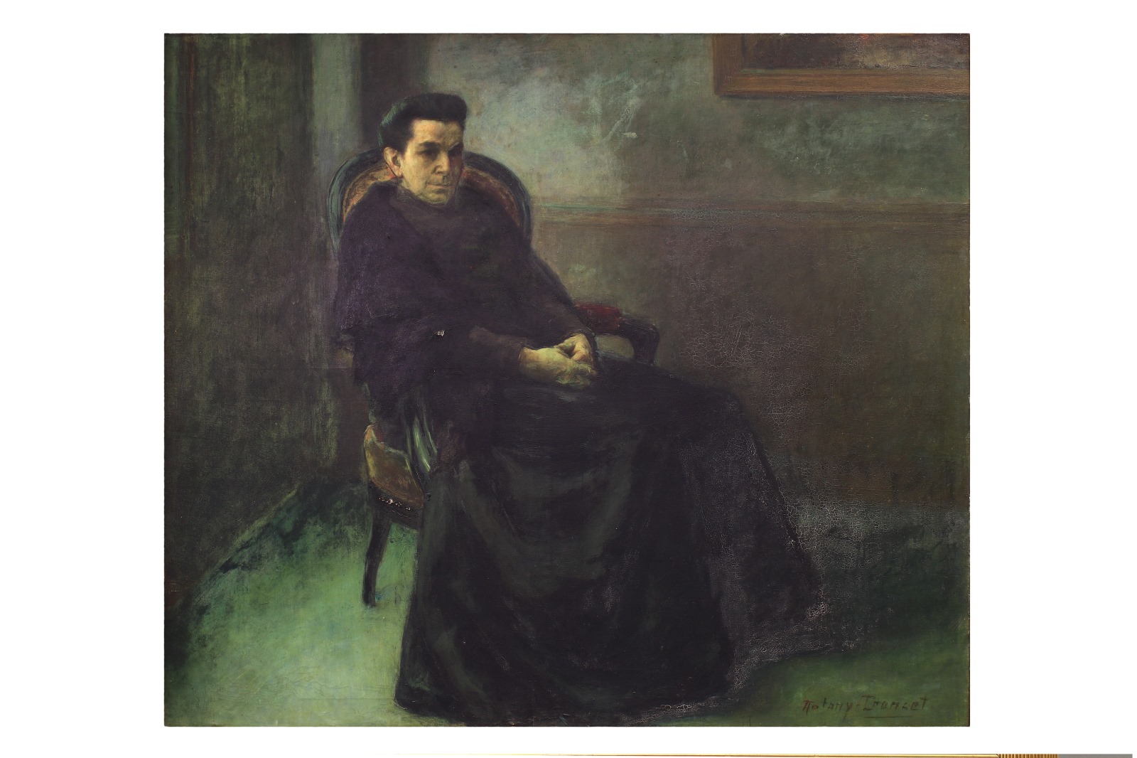 Portrait de ma mère, Antony Troncet, 19e siècle