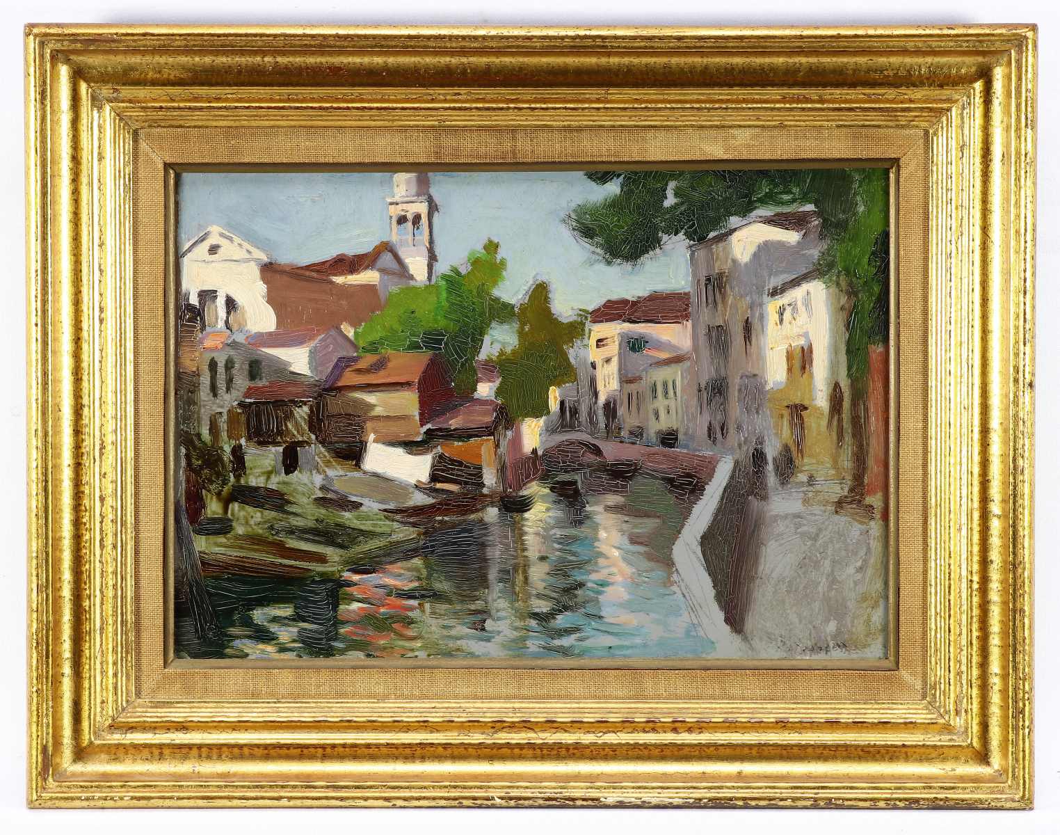 Un canal à Venise, Antony Troncet, 4e quart 19e siècle