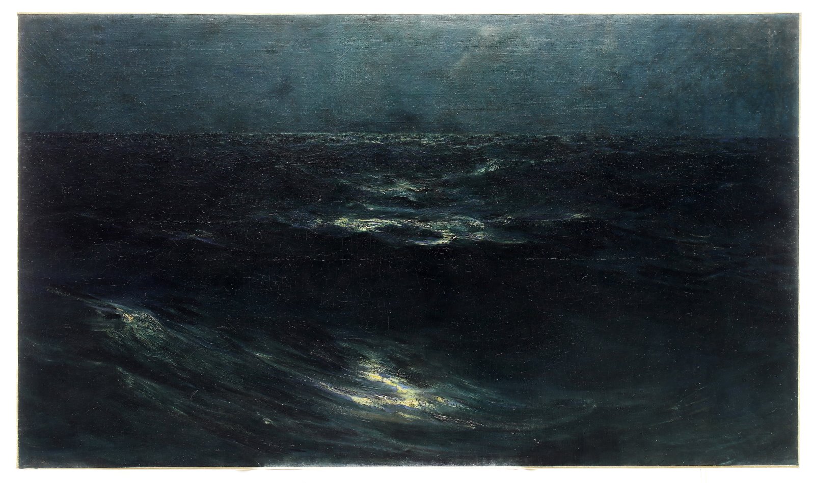 Solitude, La nuit sur la mer, Thomas Alexander Harrison, 19e siècle