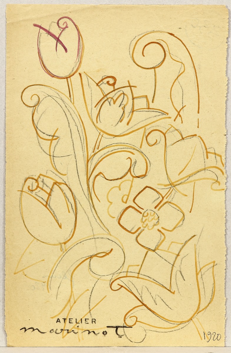 Etude de fleurs, Maurice Marinot, 1920
