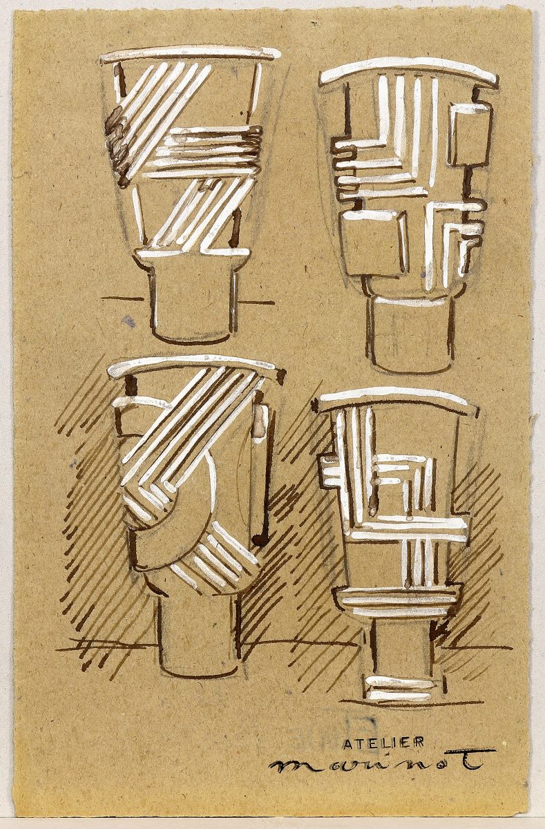Etude pour verrerie, Maurice Marinot, 1933