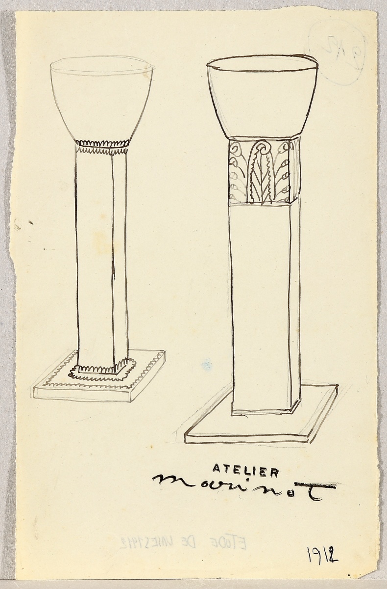 Etude de vase, Maurice Marinot, 1912