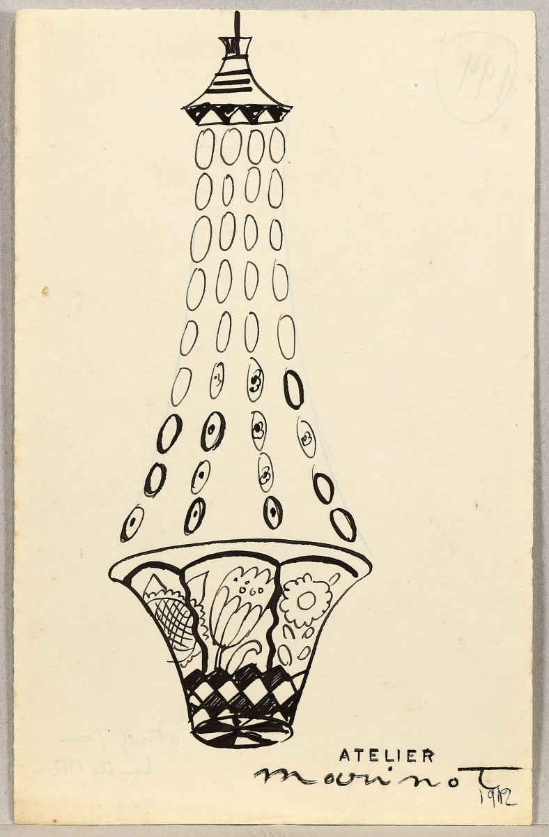 Etude pour lustre, Maurice Marinot, 1979