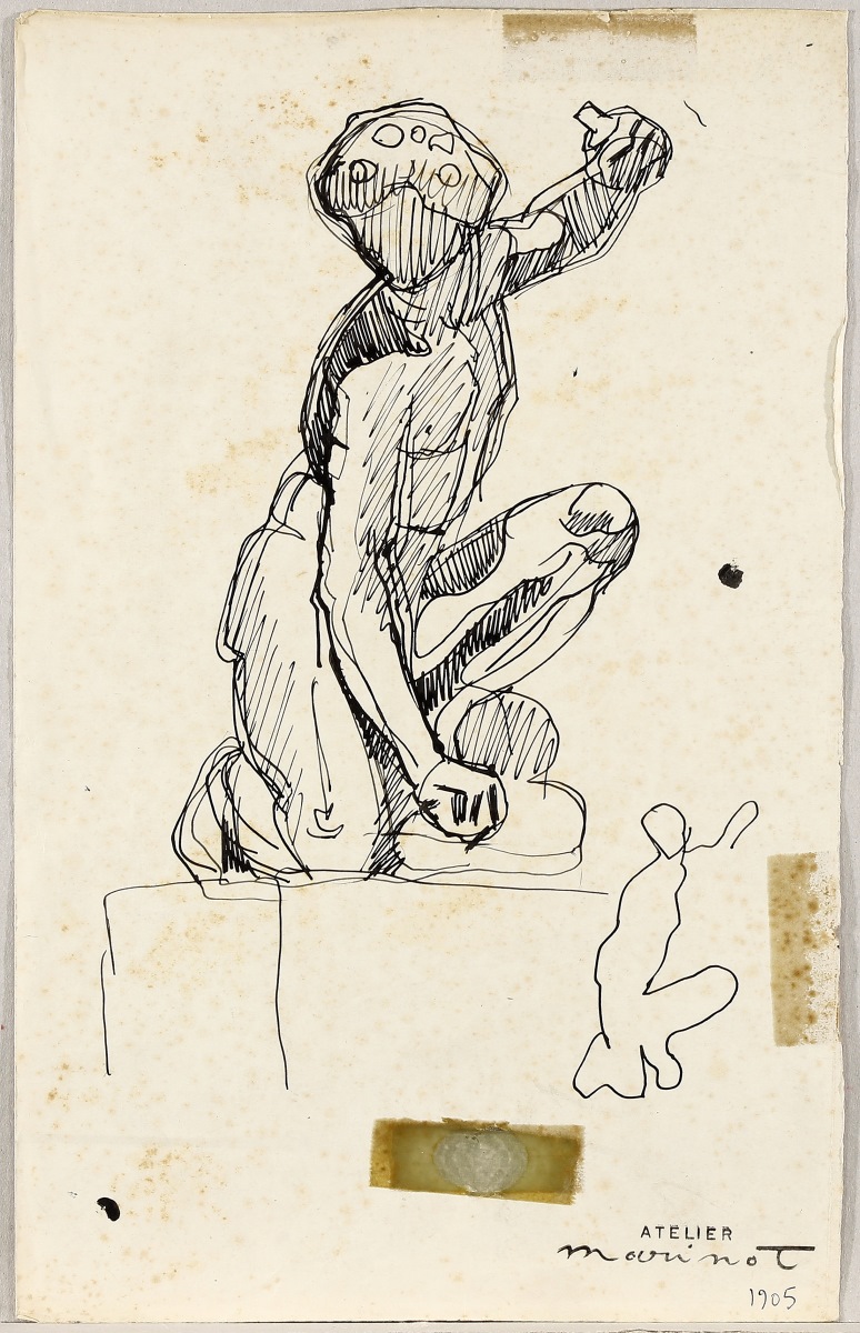 A l'école à Paris, Maurice Marinot, 1905