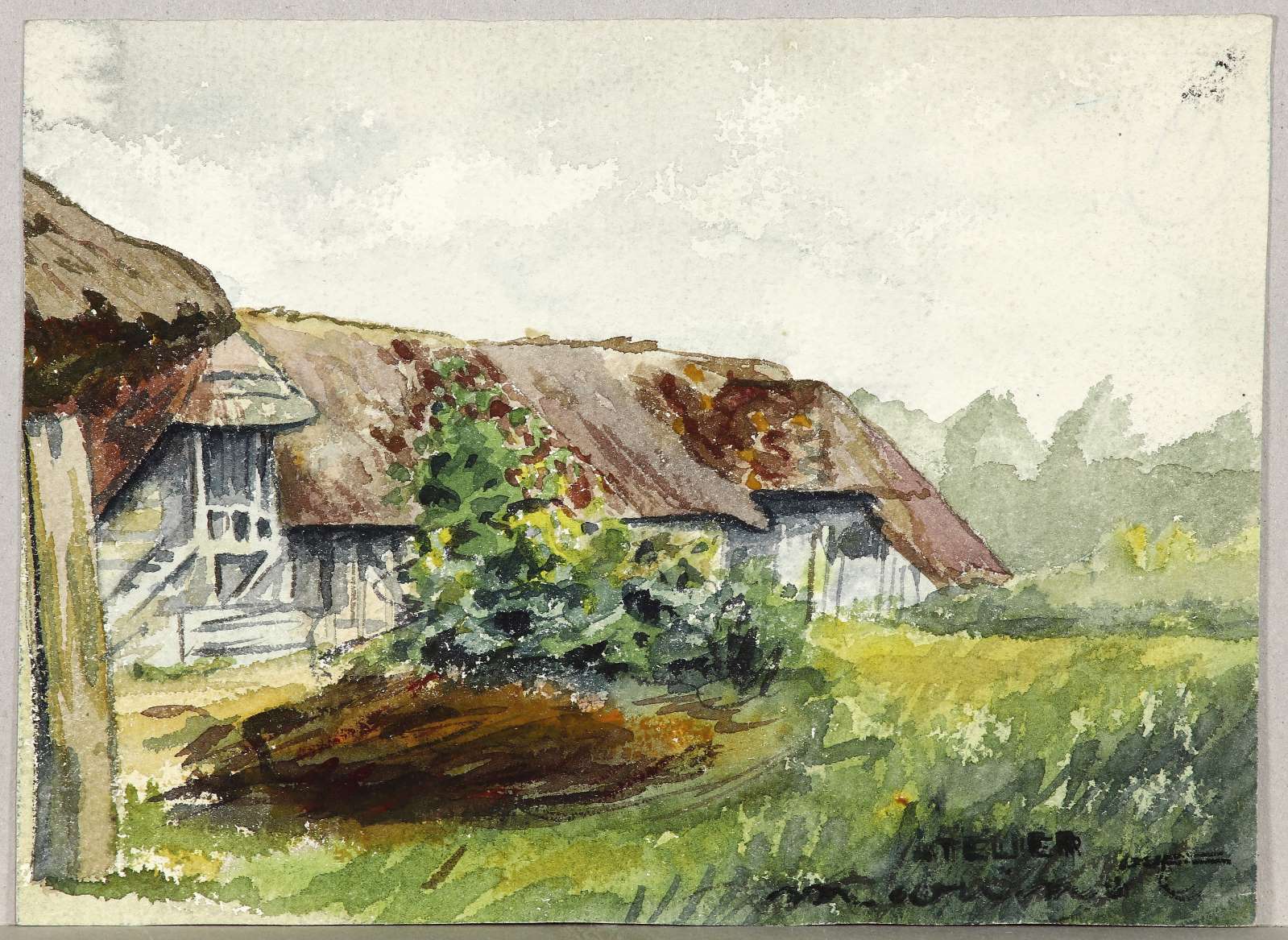 Paysage de Valsuzenay, Maurice Marinot, 1898