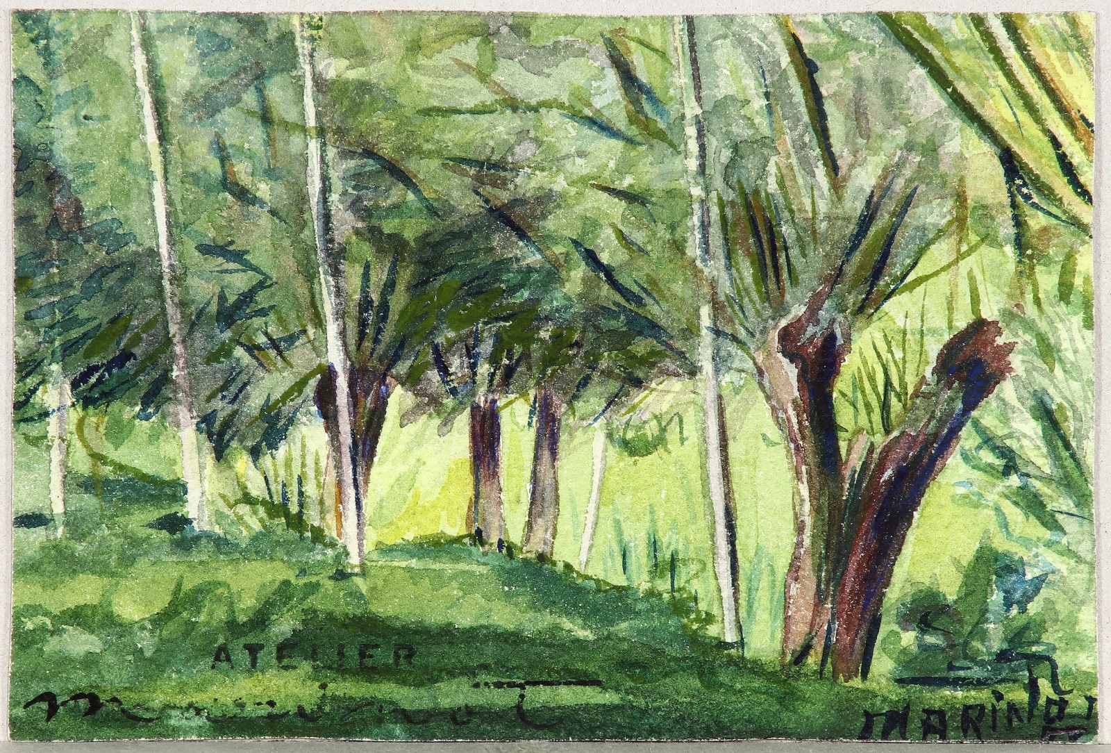 Paysage de Valsuzenay, Maurice Marinot, 1897