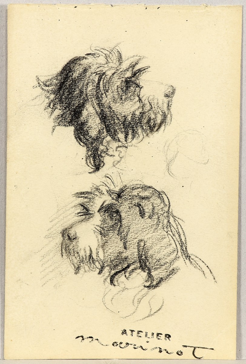 Etude de chien, Maurice Marinot, 1900