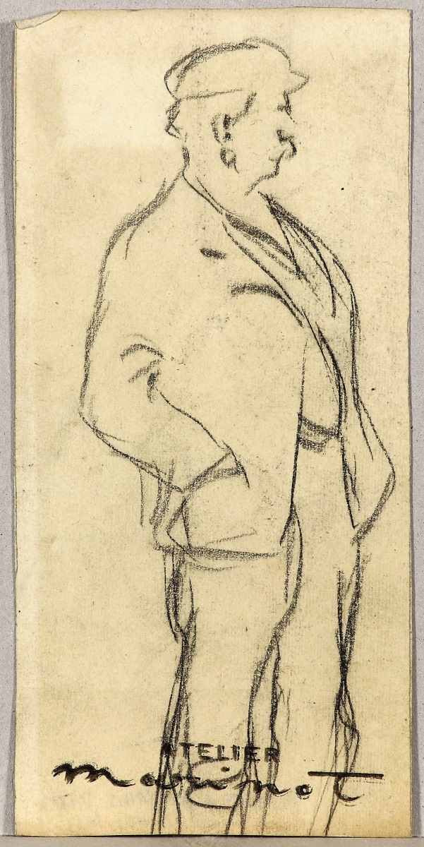 Homme aux mains dans les poches, Maurice Marinot, 1901