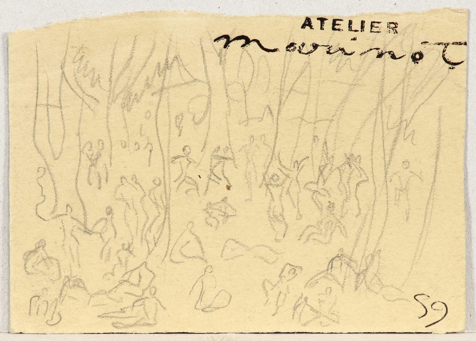 Composition, Maurice Marinot, 1959