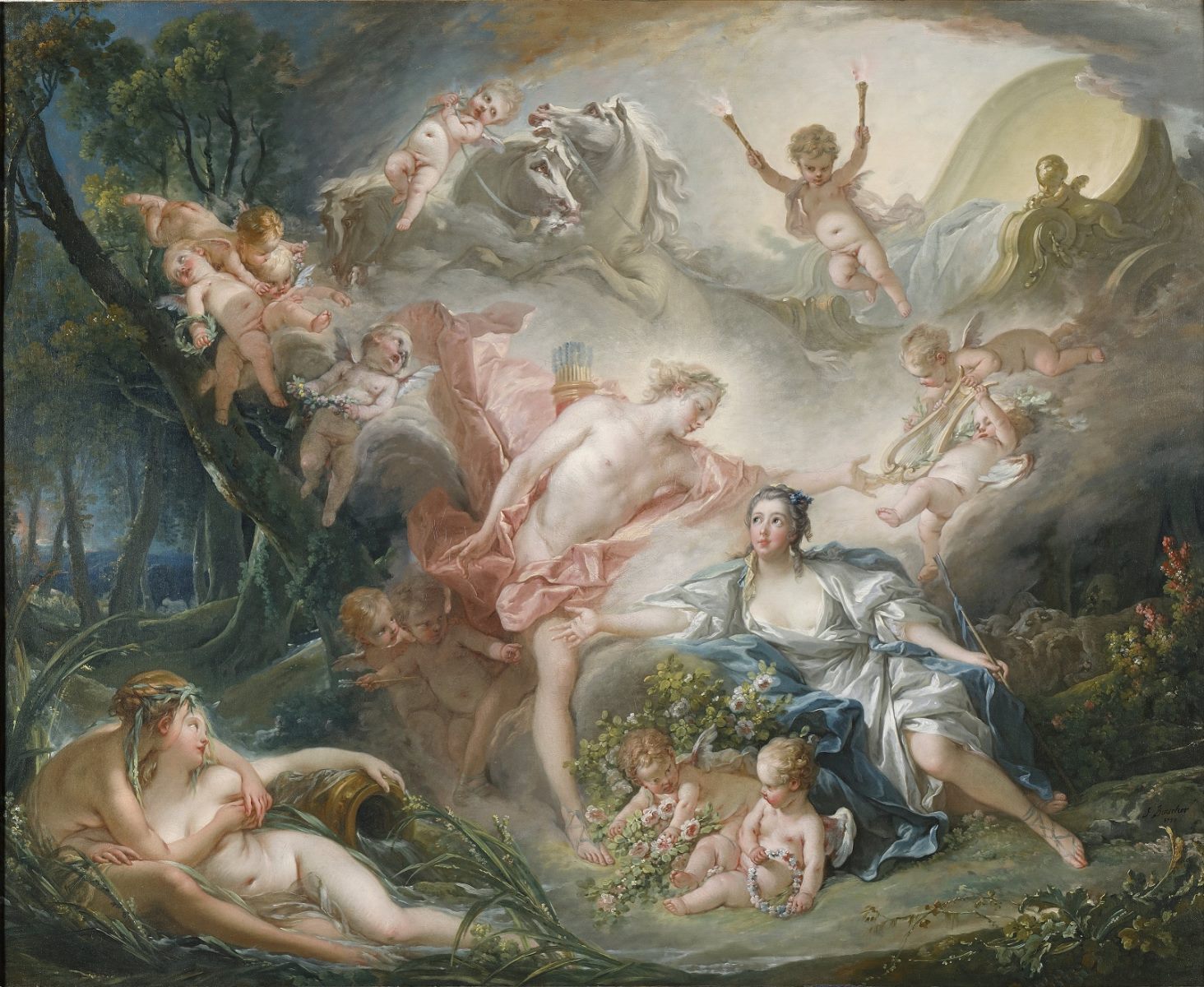 Apollon révélant sa divinité à la bergère Issé_0
