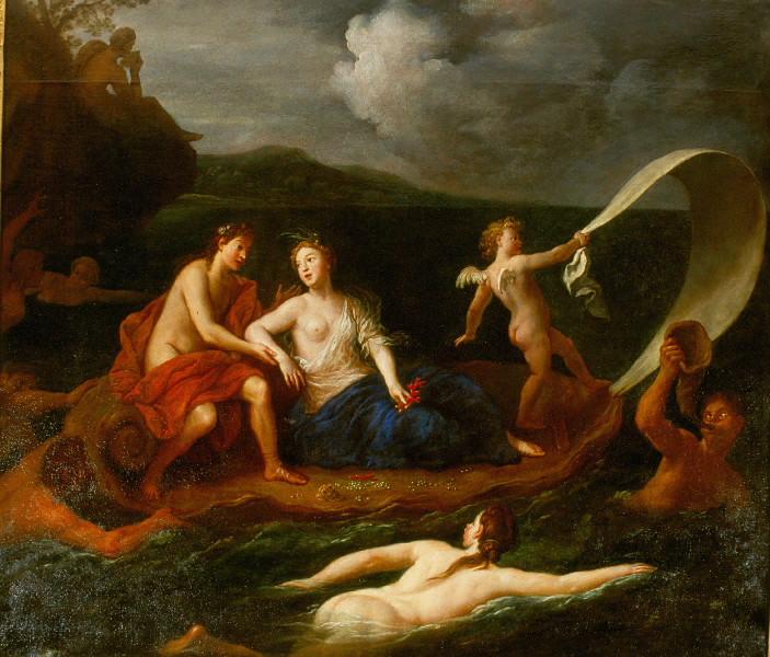 Acis et Galatée sur les eaux, Bon Boullogne, 1er quart 18e siècle