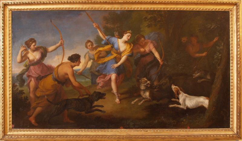 La Chasse de Diane, Louis Boullogne, 1707