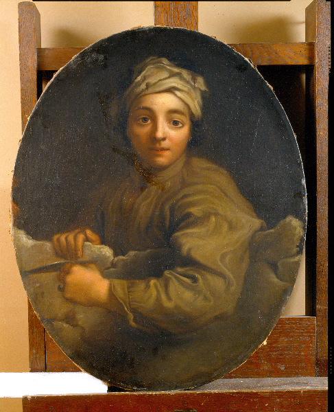 Jeune garçon coiffé d'un mouchoir, Jean-Baptiste Santerre, 18e siècle