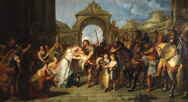 Les Adieux d'Hector et Andromaque, Antoine Coypel, 1711