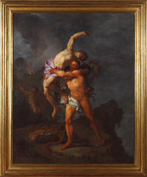 Hercule jetant Lycas dans la mer, Michel Ange Houasse, 1707