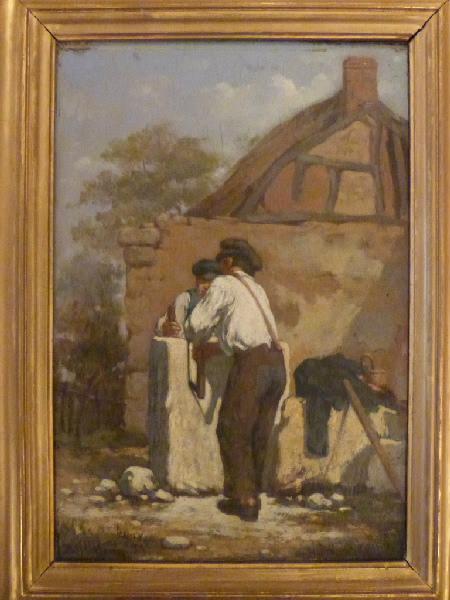 Deux scieurs de pierre, Pierre Émile Berthélémy, 1853