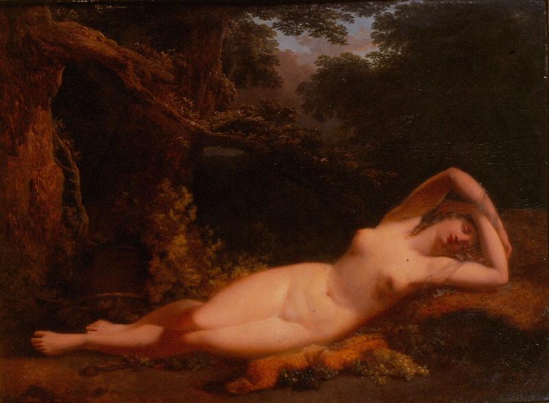 Bacchante endormie, Jacques-Antoine Vallin, 4e quart 18e siècle