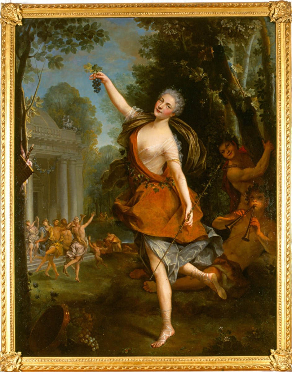 Portrait de Mademoiselle Prévost en bacchante_0