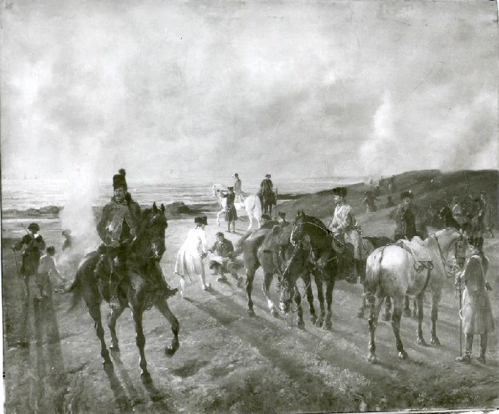 Episode de la vie du Maréchal de Conflans, John-Lewis Brown, 1878