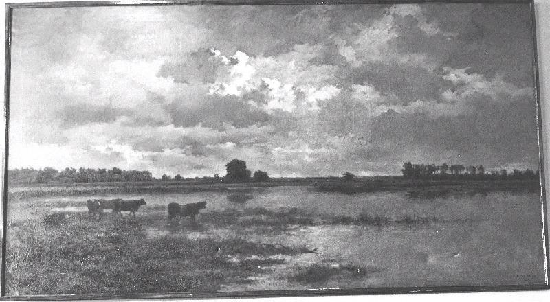 Un étang en Sologne, Pierre-Emmanuel Damoye, 1884
