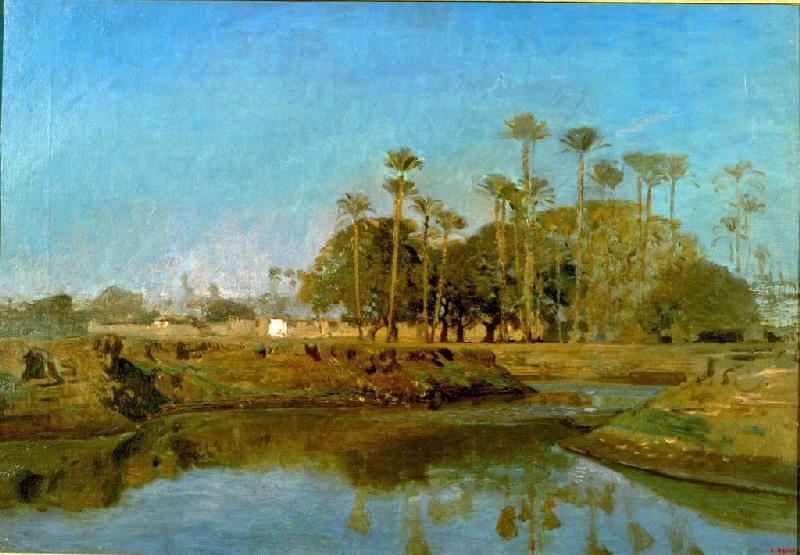 L'Oasis, Léon Belly, 2e moitié 19e siècle