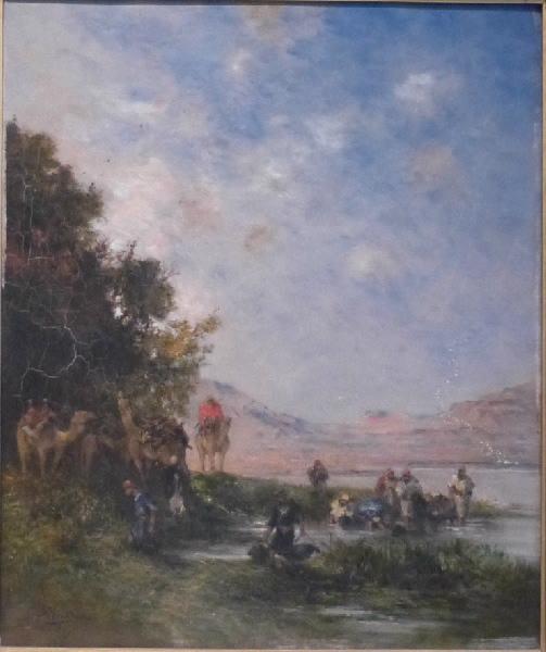 Paysage, Narcisse Berchère, 2e moitié 19e siècle