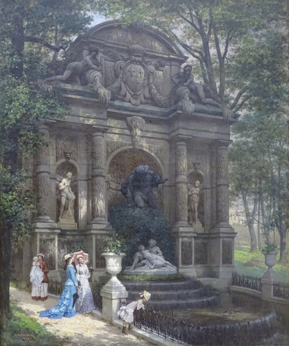 Fontaine Médicis, jardin du Luxembourg, Louis Béroud, 1879