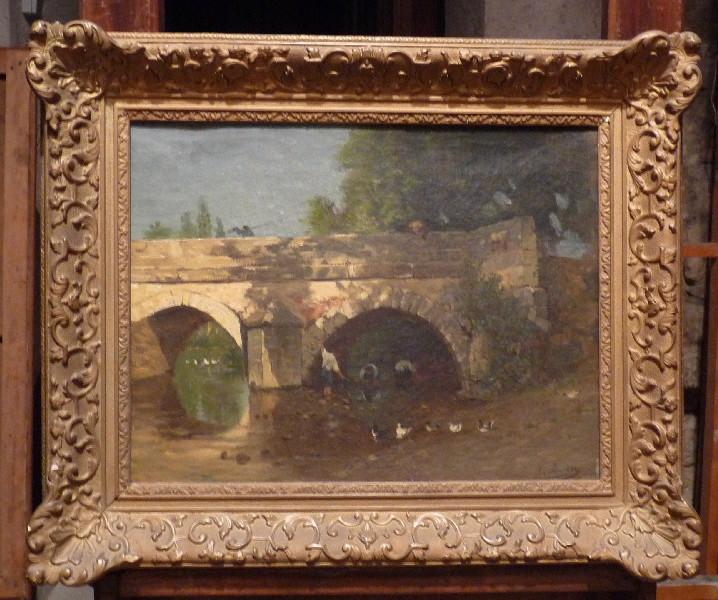 Le vieux pont, Charles Busson, 2e moitié 19e siècle