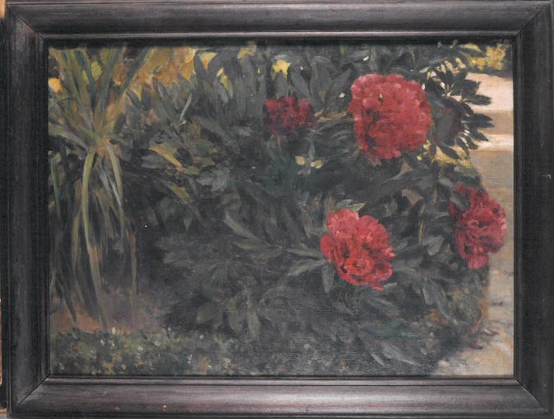 Etude de pivoines, Jean-Charles Cazin, 1869