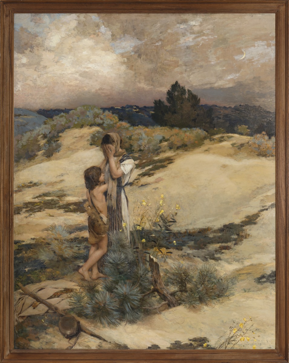 Agar et Ismaël, Jean-Charles Cazin, 1880