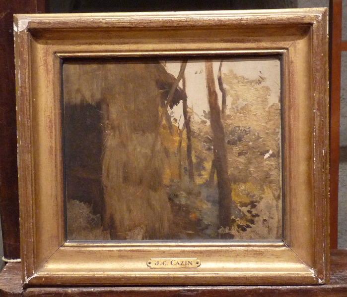Hutte de chaume, Jean-Charles Cazin, 2e moitié 19e siècle