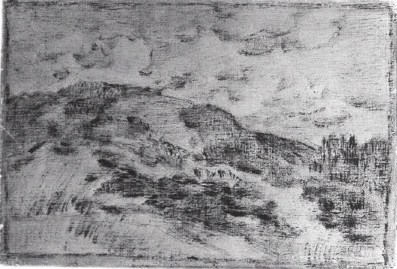 Paysage de dunes, Jean-Charles Cazin, 2e moitié 19e siècle